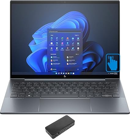 HP Dragonfly G4 Home & Business Laptop (Intel i7-1355U 10-Core, 32GB LPDDR5 4800MHz RAM, 512GB SSD,